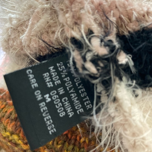 BOHO Hooded Long Open Cardigan Jacket Medium Knit Cozy Soft hippie Y2K - Picture 6 of 6